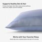Bedgear Hyper-Silk Queen Performance Pillowcase in Misty Blue, , large