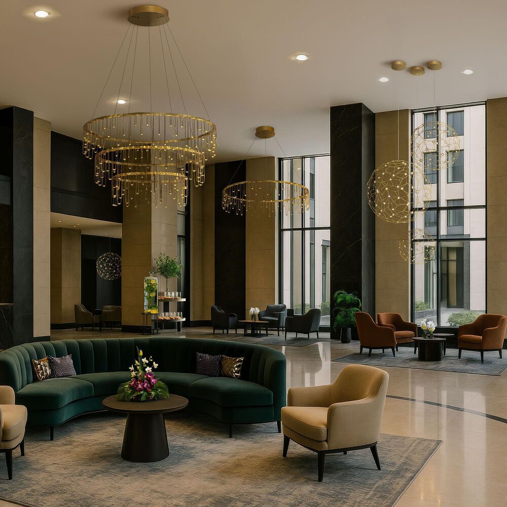 Golden Lighting Spheris 16" 1-Light LED Globe Pendant in Natural Brass, , large