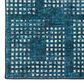 Dalyn Rug Company Delano 2"6" x 12" Navy Indoor/Outdoor Runner, , large
