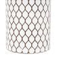 Maple and Jade 3-Piece Tall Teardrop Shaped Decorative Vase Set in Brushed White and Dark Brown, , large