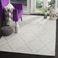 Safavieh Micro-Loop 5" x 8" Light Blue Area Rug, , large