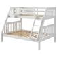 Forest Grove Twin over Full Mission Bunk Bed in White, , large