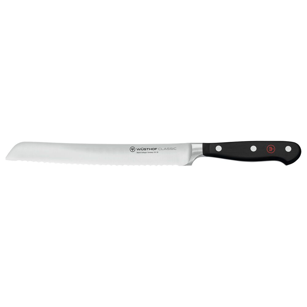 Wusthof Classic 8" Bread Knife in Stainless Steel and Black, , large
