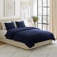 Timberlake 3-Piece Velvet Queen Quilt Set in Navy, , large