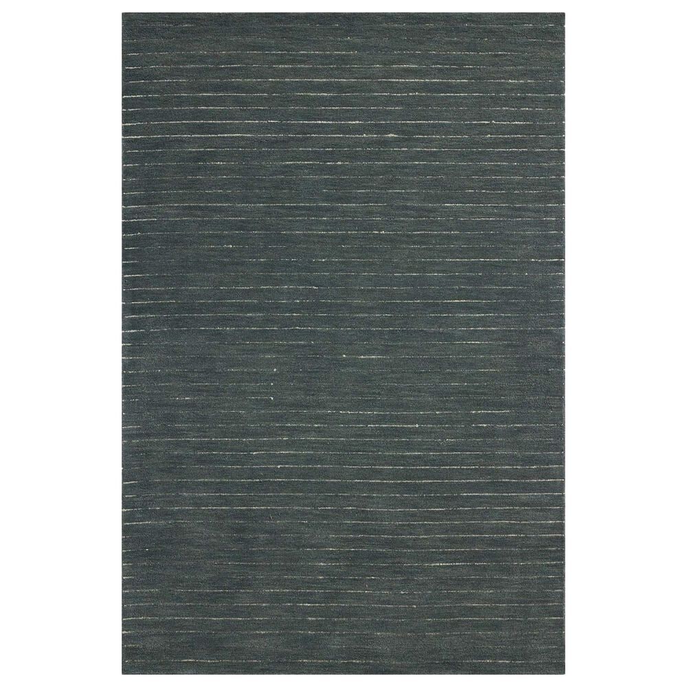 Loloi II Henry 9"3" x 13" Denim and Ivory Area Rug, , large