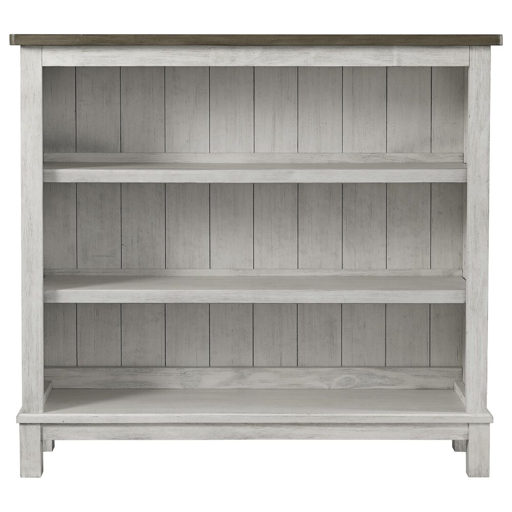 Eastern Shore Timber Ridge Bookcase in Weather White and Sierra Brown, , large