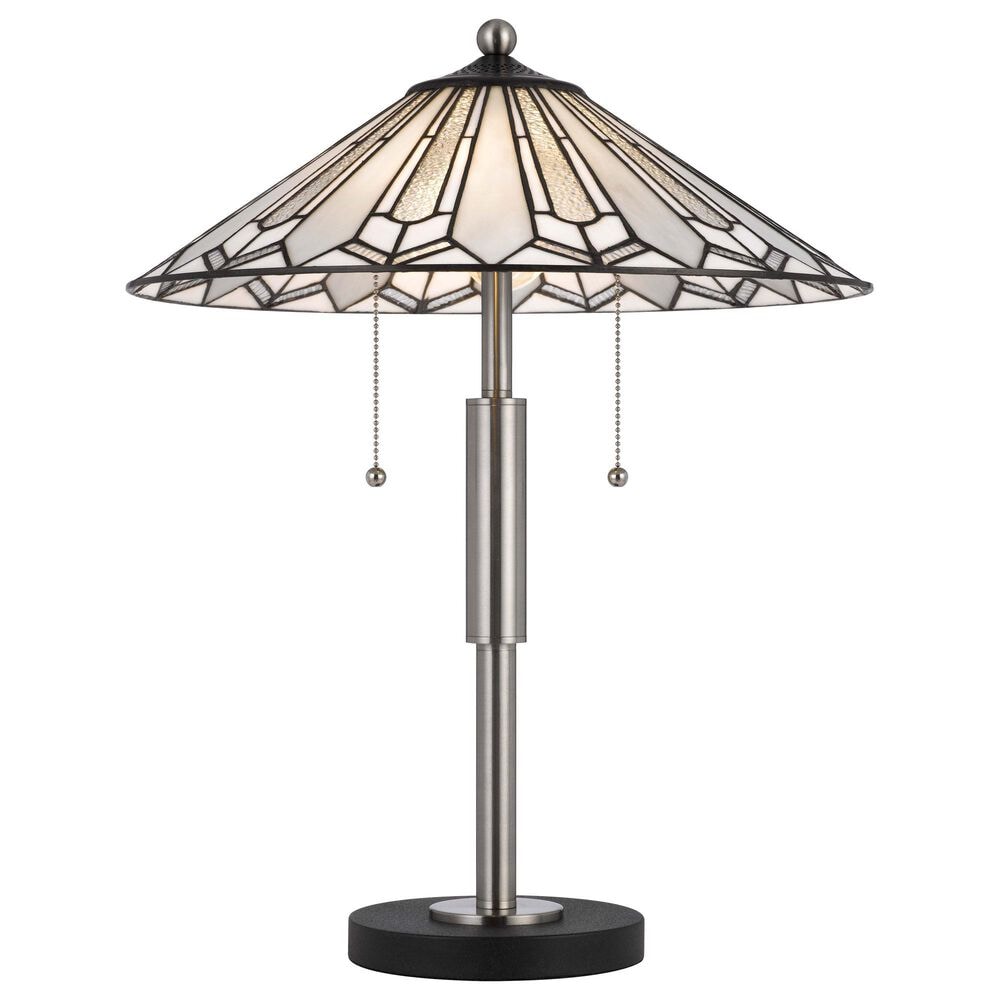 Cal Lighting Muirfield Tiffany Table Lamp in Bronze, , large