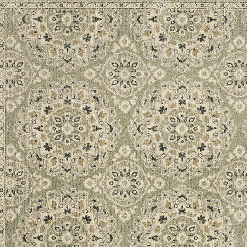 Oriental Weavers Florence Toccoa 4334E 9&#39;10&quot; x 12&#39;10&quot; Green Area Rug, , large
