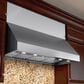 Zephyr Tempest II 30" Wall Mount Range Hood in Stainless Steel, , large