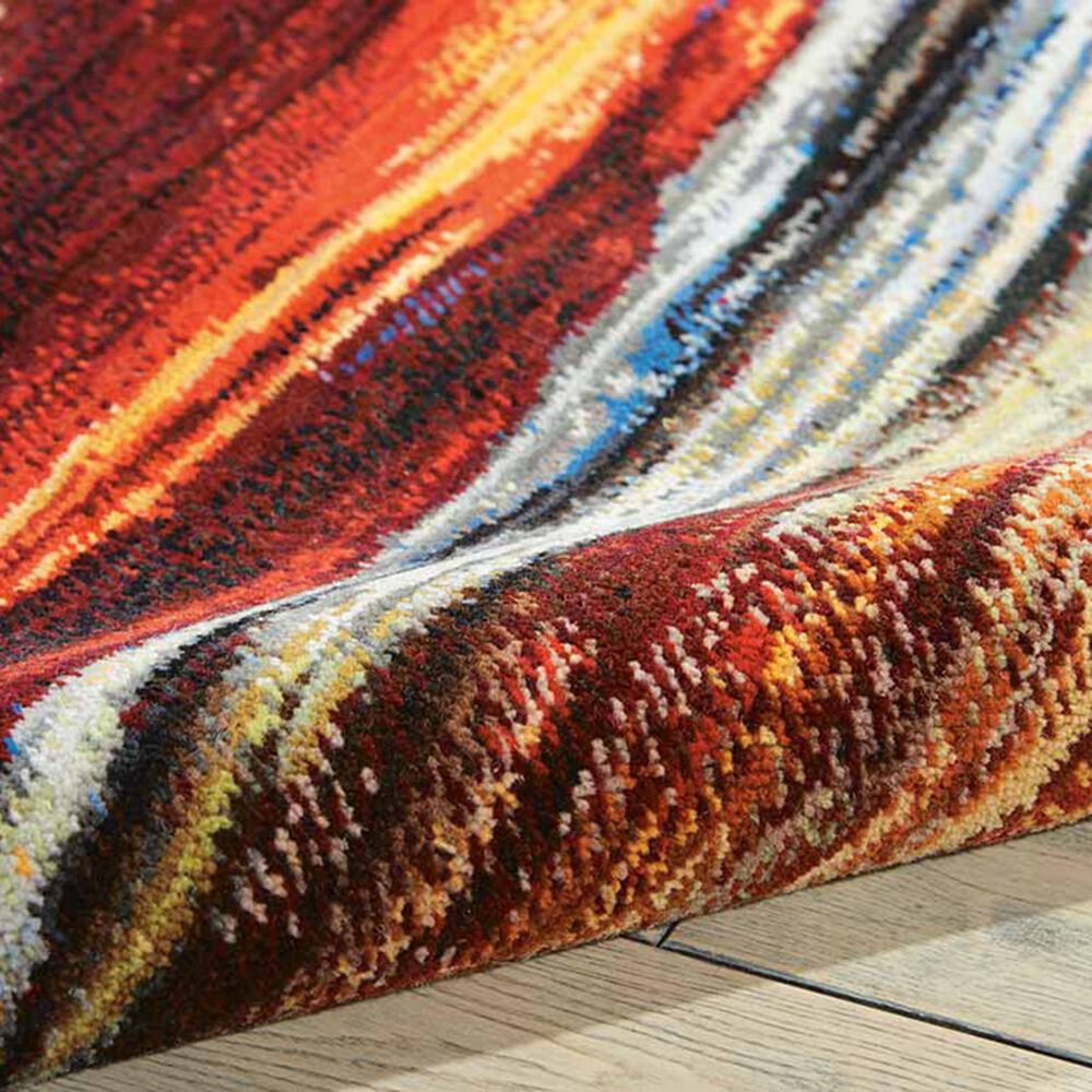 Nourison Chroma CRM04 7&#39;9&quot; x 9&#39;9&quot; Lava Flow Area Rug, , large