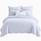 Levtex Martha Stripe 3-Piece King Quilt Set in Blue and White, , large