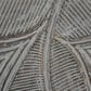 Maple and Jade 48" x 16" Wooden Leaf Intricately Carved Wall Decor in Distressed Gray (Set of 2), , large