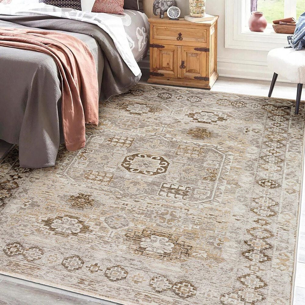 Dalyn Rug Company Izmir IZ4 7&#39;10&quot; x 10&#39; Flax Area Rug, , large