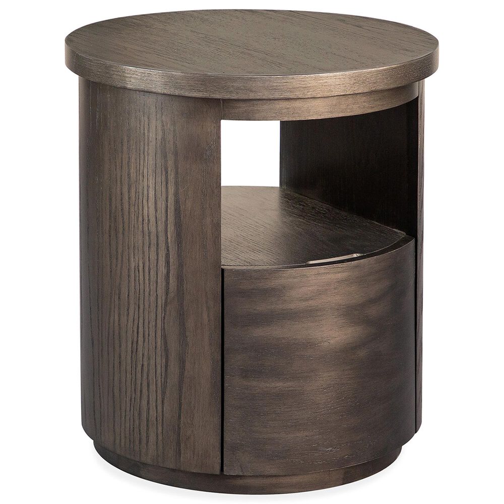 Nicolette Home Bosley Round End Table in Coffee Bean, , large
