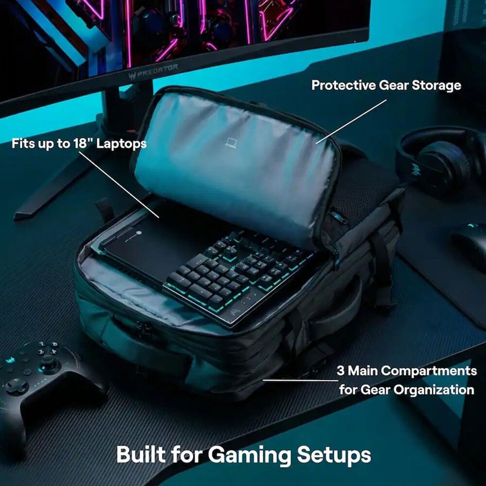 Acer Predator Utility Robust Backpack in Black, , large