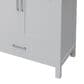 Lexora Home Jacques 80" Double Bathroom Vanity in White with 2 cm White Carrara Marble Top and Rectangular Sinks, , large