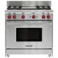 Wolf 5.5 Cu. Ft. Freestanding Gas Range, , large
