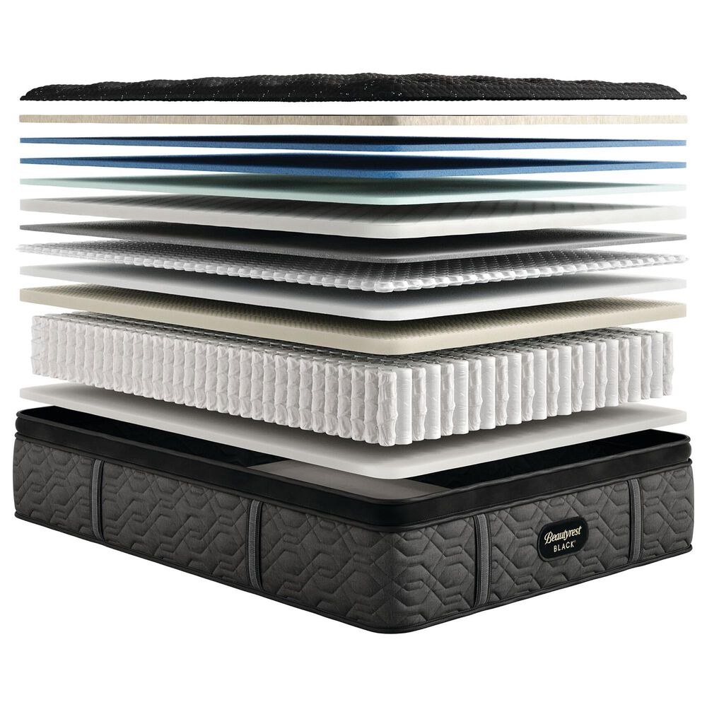 Beautyrest Black Series3 Firm Pillowtop Twin XL Mattress with High Profile Box Spring, , large