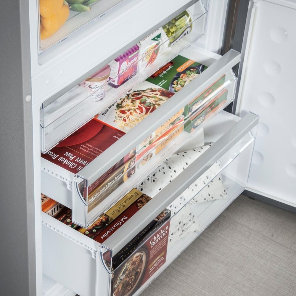 Haier 15 Cu. Ft. Bottom Freezer Refrigerator in Stainless Steel, , large