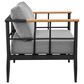 Blue River Shari 4-Piece Patio Conversation Set in Black, , large