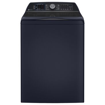 GE Profile 5.4 Cu. Ft. Top Load Impeller Washer and 7.3 Cu. Ft. Electric Dryer Laundry Pair in Sapphire Blue, , large
