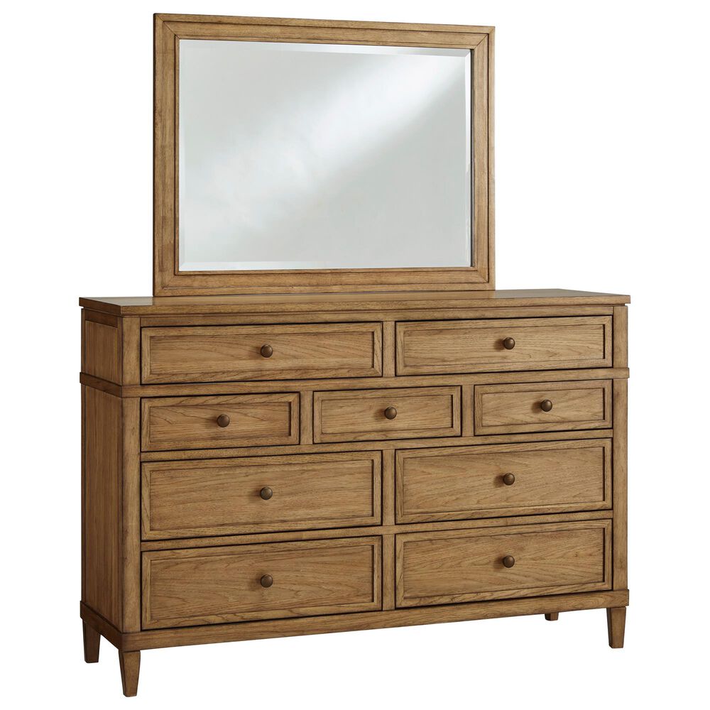 Ashley Sharlance 9-Drawer Dresser and Mirror in Brown, , large