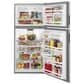 Maytag 18 Cu. Ft. 30-In Wide Top Freezer Refrigerator With PowerCold Feature in Stainless Steel, , large