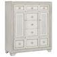 Chapel Hill Door Chest in White and Silver, , large