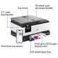 HP OfficeJet Pro 8135 All-in-One Printer in White and Charcoal, , large