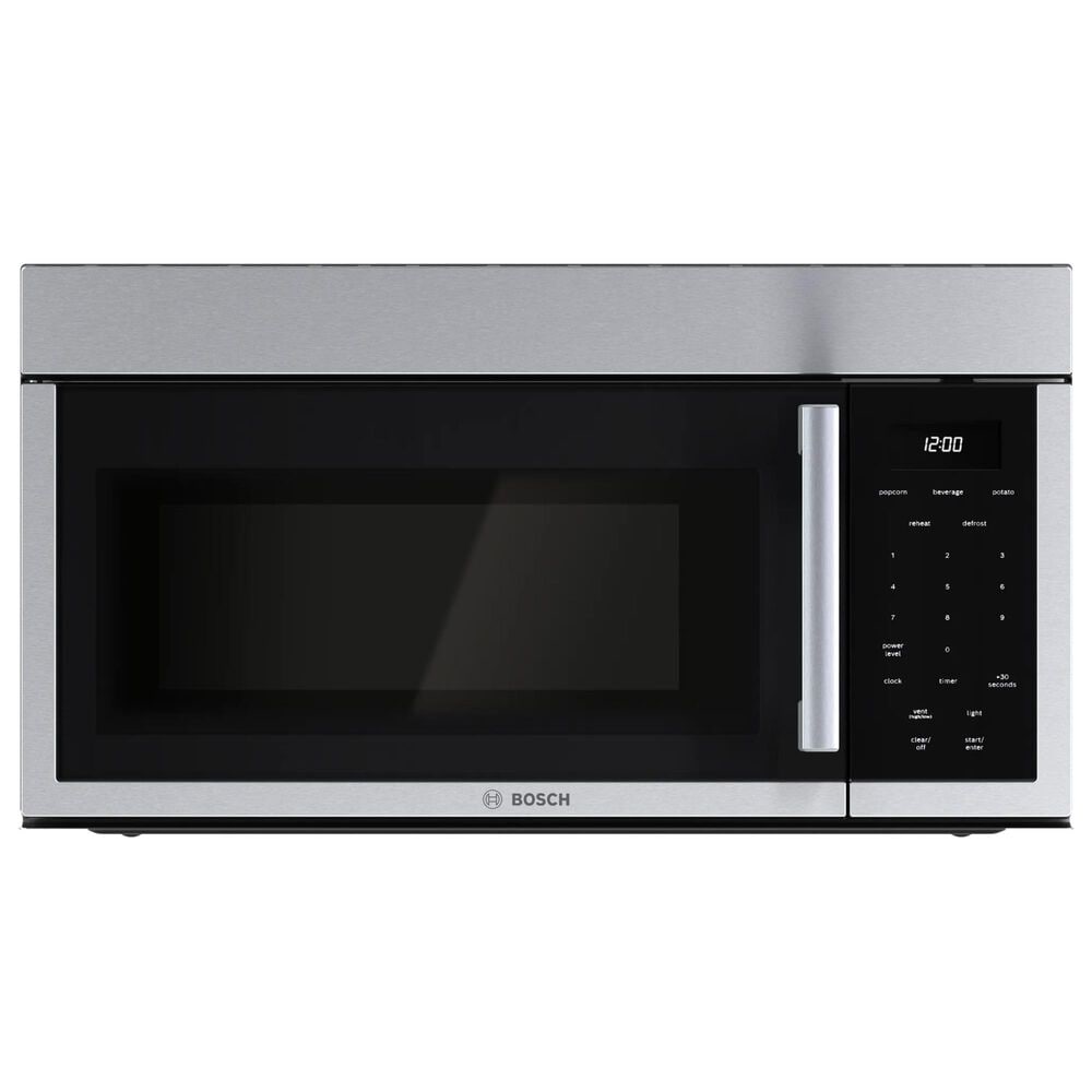 Bosch 300 Series 1.7 Cu. Over-The-Range Microwave in Stainless Steel, , large