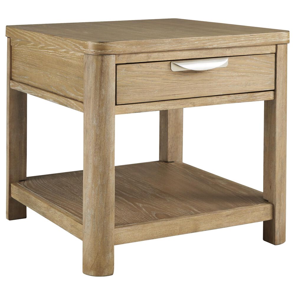 Ashley Rencott End Table in Light Brown, , large