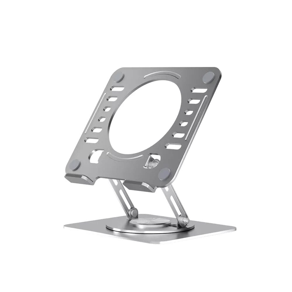 Uncaged Ergonomics Laptop Swivel Stand | Laptop Riser in Silver, , large