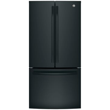 GE Appliances 18.6 Cu. Ft. Counter-Depth French-Door Refrigerator in Black, , large