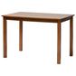 Baxton Studio Eveline Dining Table in Walnut Brown - Table Only, , large