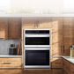 LG 2-Piece Kitchen Package with Stainless Steel 6.4 Cu Ft. Combination Wall Oven and Black 30" Smart Electric Cooktop, , large