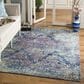 Safavieh Aria Damask 5"1" x 7"6" Blue and Multicolor Area Rug, , large