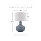 Ashley Schylarmont Metal Table Lamp, , large
