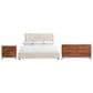 Bernhardt Brasea Queen Upholstered Panel Bed with Dresser and Nightstand in Lume, , large