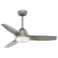 Hunter Wisp 44" Ceiling Fan with LED Light in Painted Pewter, , large