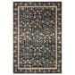 Rifle Paper Co Eden Mughal Garden 2" x 5" Black Runner, , large
