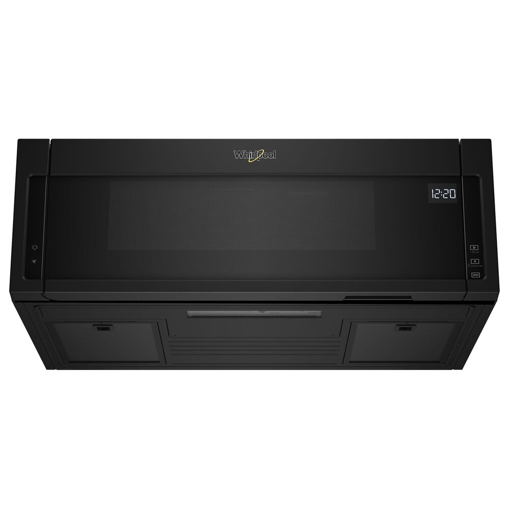 Whirlpool 1.1 Cu. Ft. 1000 watt Low Profile Microwave Hood Combination in Black, , large