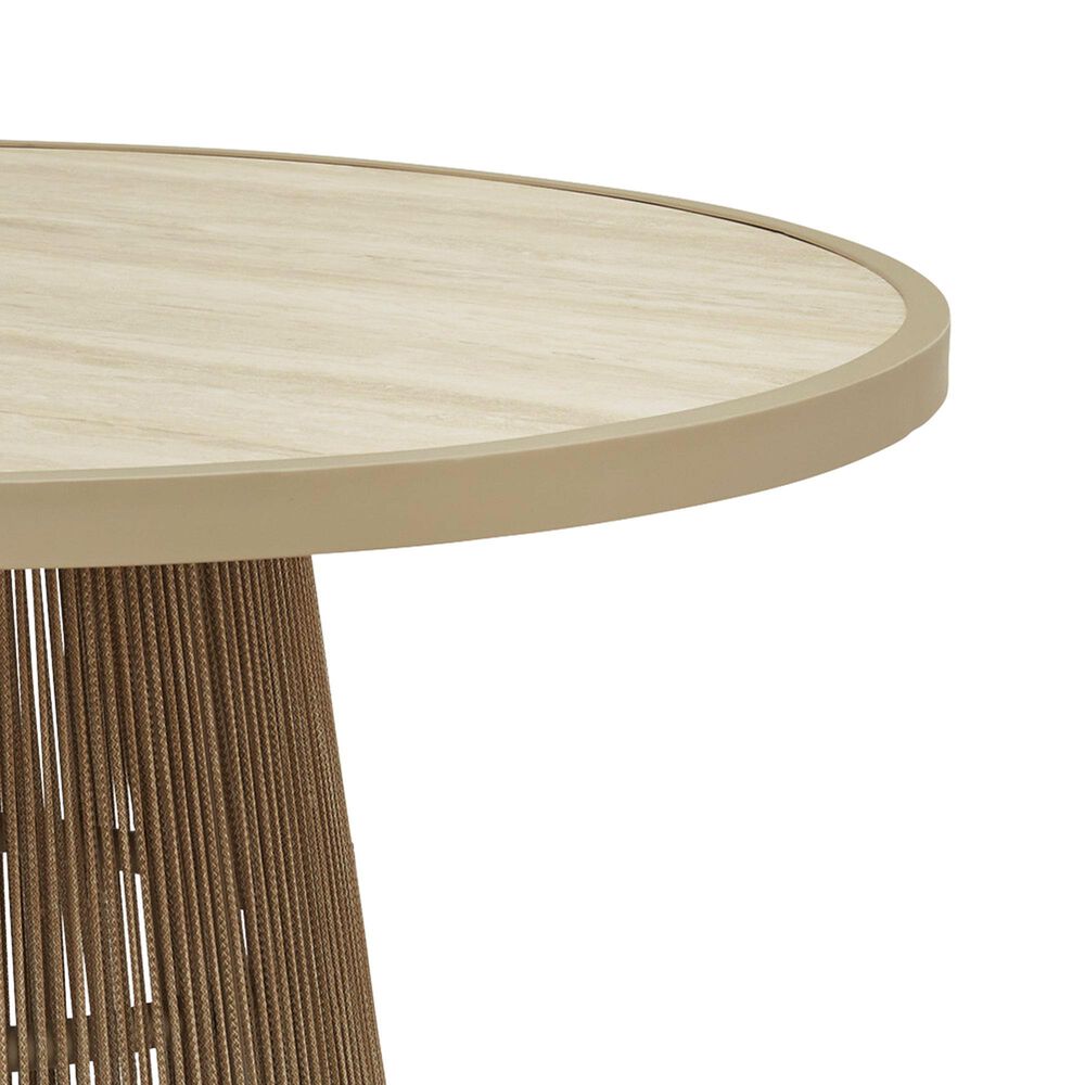 Ashley Orchard Beach Patio Dining Table in Beige, , large
