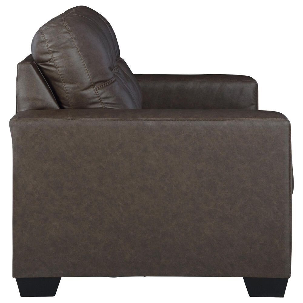 Ashley Barlin Mills Stationary Sofa and Loveseat Set in Umber, , large