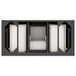 James Martin Vanities Brookfield 48" Single Bathroom Vanity in Black Onyx with 3 cm White Zeus Quartz Top and Rectangular Sink, , large