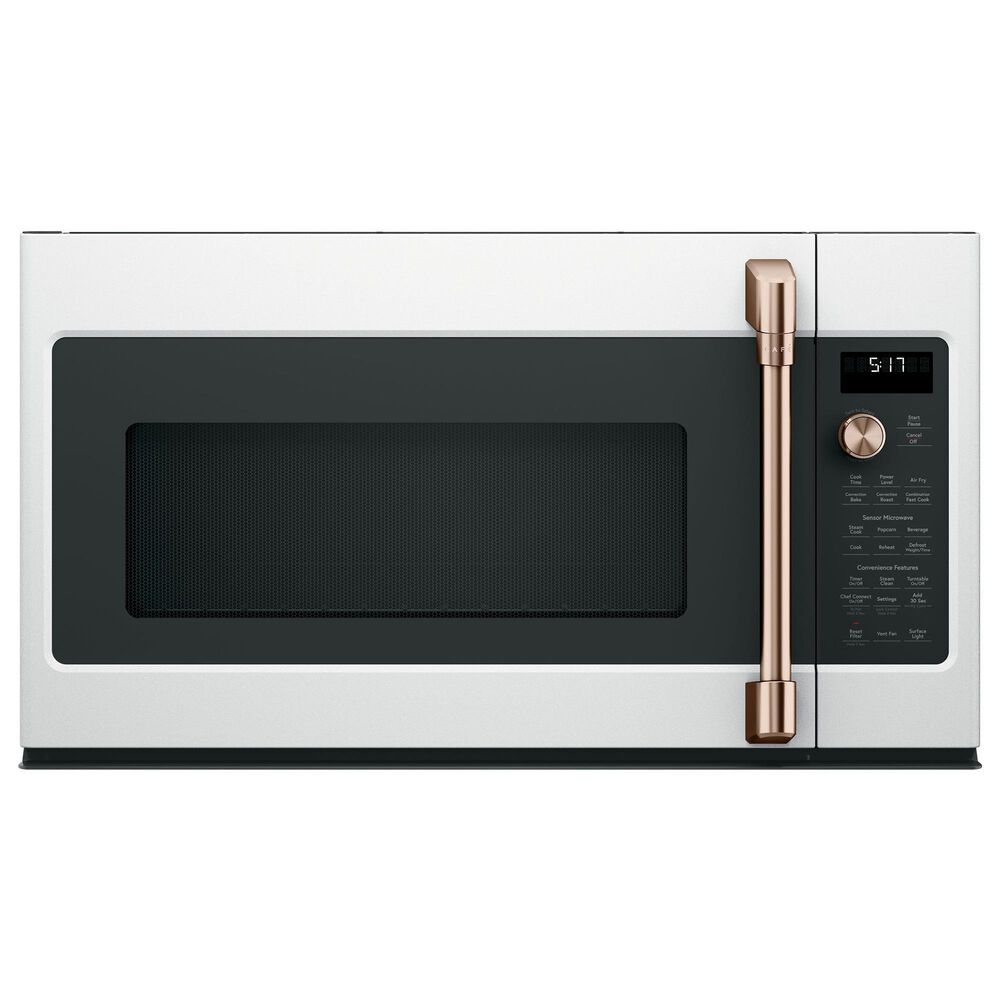 Cafe 1.7 Cu. Ft. Over-the-Range Microwave Oven in Matte White, , large