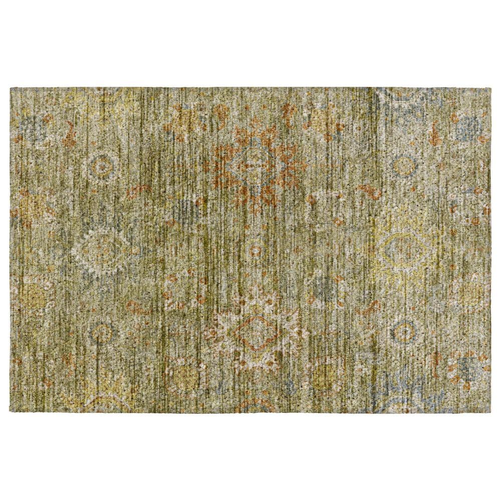Dalyn Rug Company Silk Road Sage, Aloe, Fern, Copper and Ivory 2"6" x 3"10" Area Rug, , large