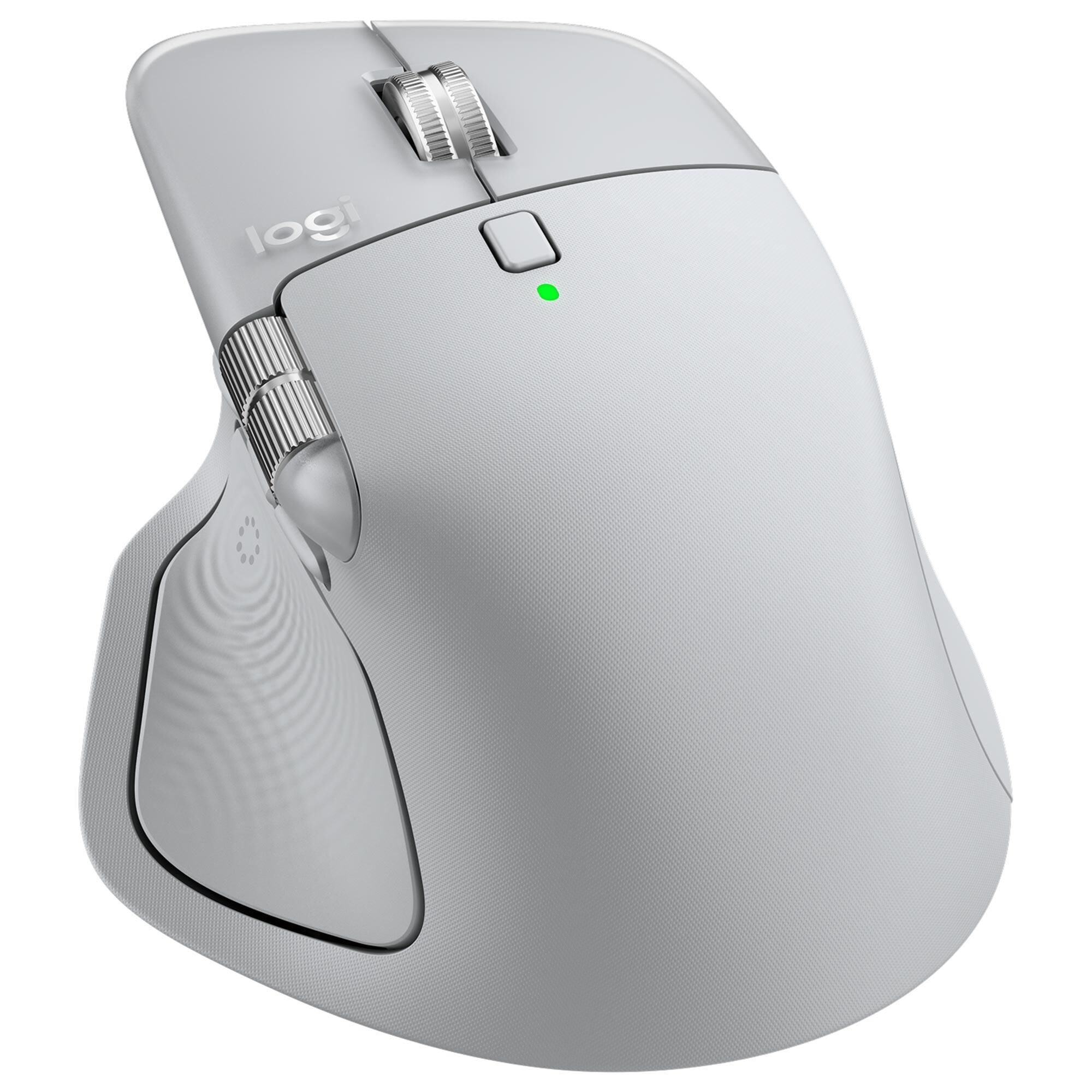 Logitech MX Master 4 Wireless Mouse in Pale Gray