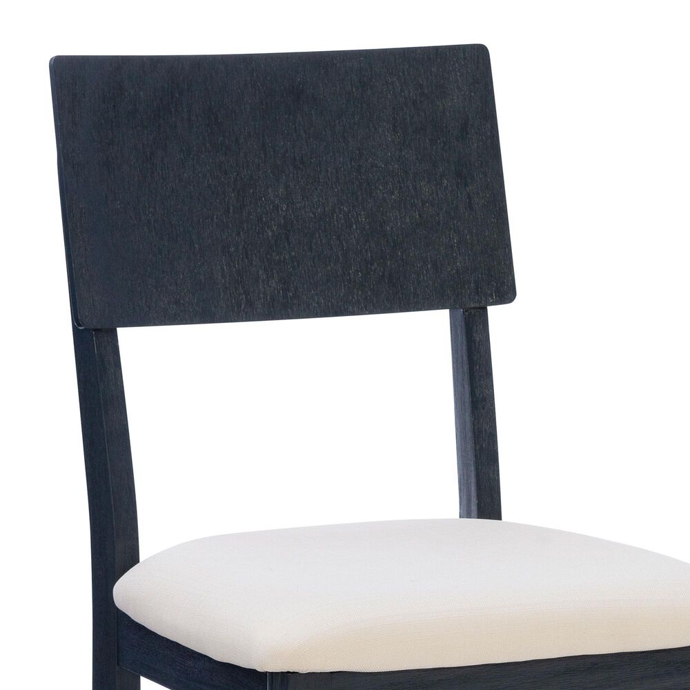 Linon Home Decor Jorissen Side Chair in Dark Charcoal (Set of 2), , large