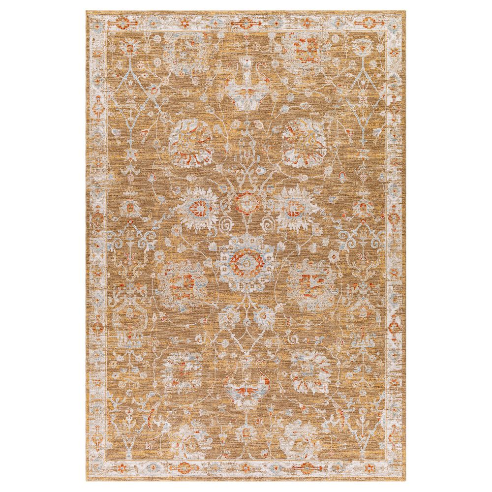 Surya Avant Garde AVT-2320 9" x 12"1" Orange, Blue and Beige Area Rug, , large