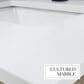 Lexora Home Ziva 48" Single Bathroom Vanity in Dark Grey with 2 cm White Cultured Marble Top and Rectangular Sink, , large